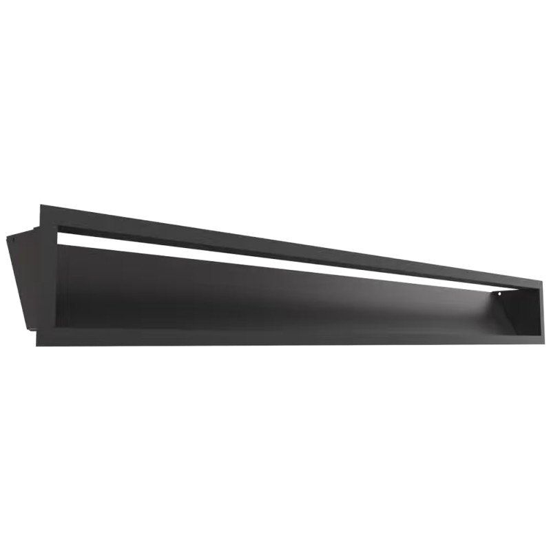 Камінна решітка Kratki LUFT чорна 12x100 Slim
