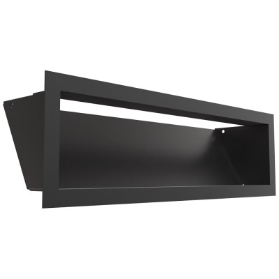 Камінна решітка Kratki LUFT чорна 12x40 Slim