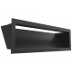 Камінна решітка Kratki LUFT чорна 12x40 Slim