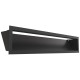 Камінна решітка Kratki LUFT чорна 12x60 Slim
