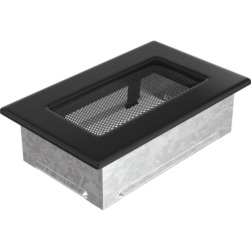 Камінна решітка Kratki 11x17 чорна