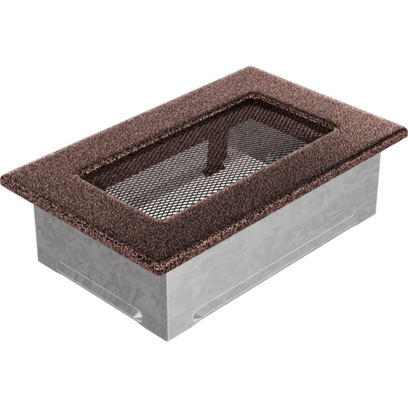 Камінна решітка Kratki 11x17 мідна