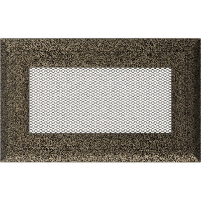 Камінна решітка Kratki Oskar чорно-золота 11x17