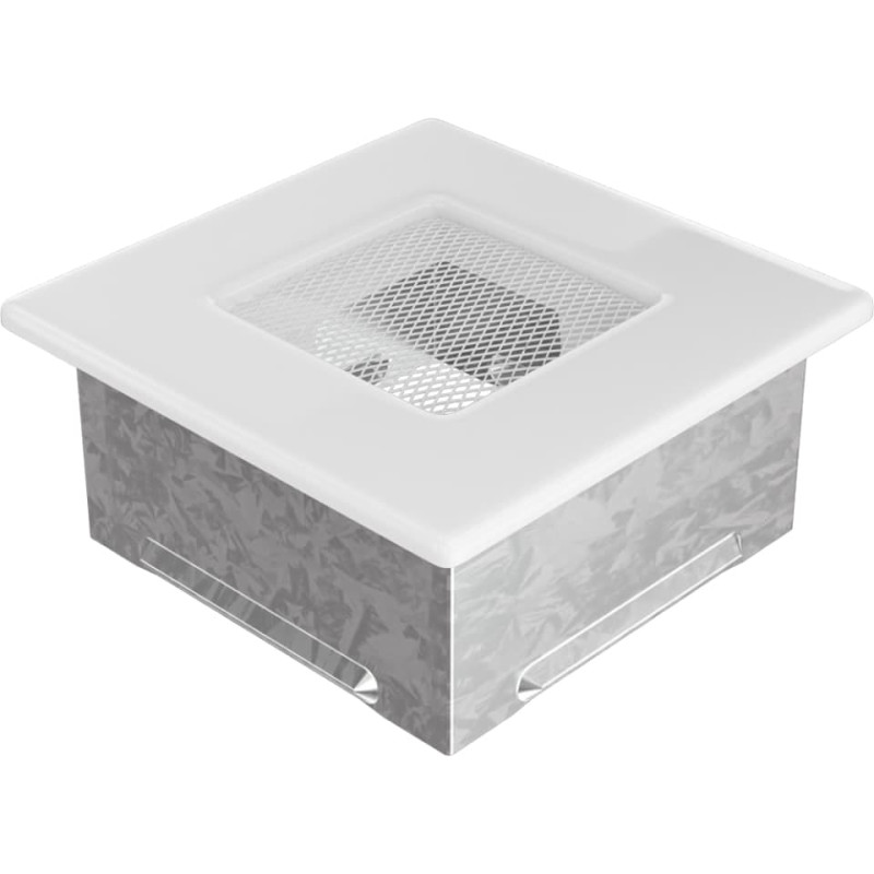 Камінна решітка Kratki 11x11 біла
