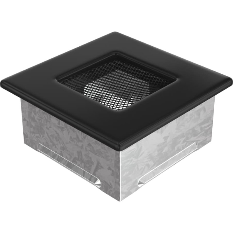 Камінна решітка Kratki 11x11 чорна