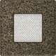 Камінна решітка Kratki 11x11 чорно-золота
