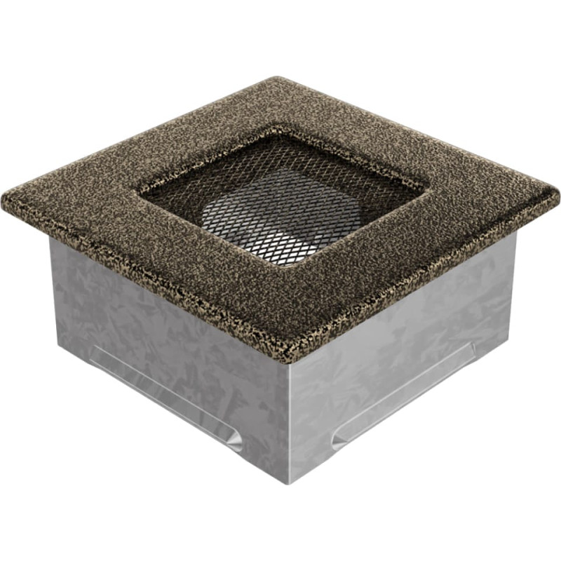 Камінна решітка Kratki 11x11 чорно-золота