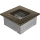Камінна решітка Kratki 11x11 чорно-золота
