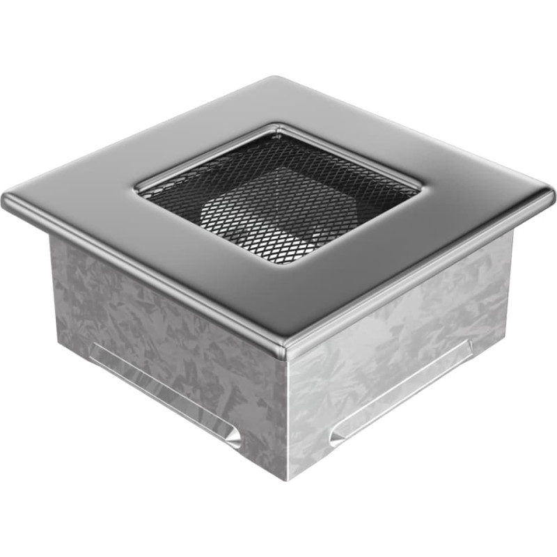 Камінна решітка Kratki 11x11 нікель