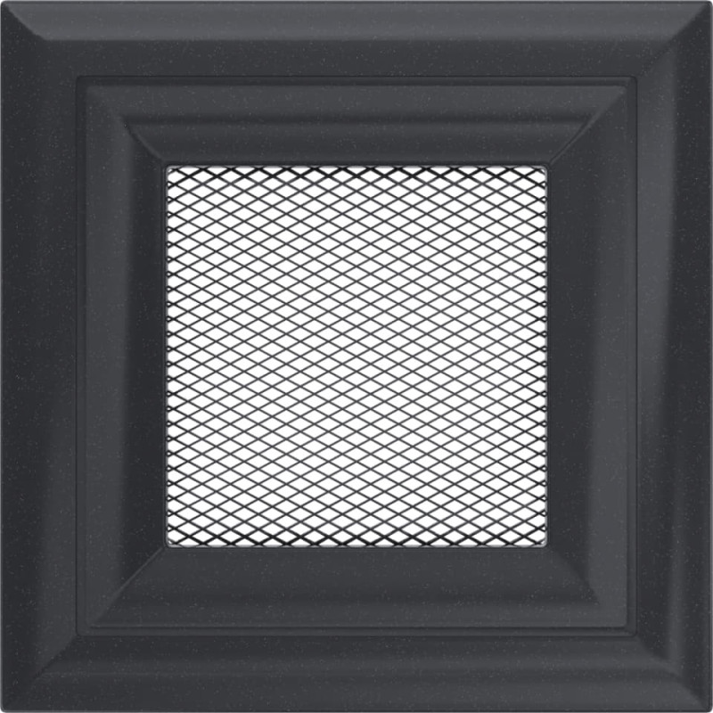 Камінна решітка Kratki Oskar графітова 11x11