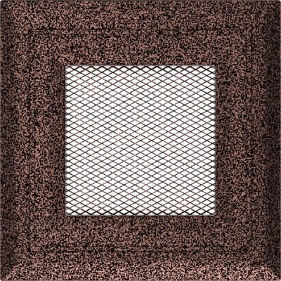 Камінна решітка Kratki Oskar мідна фарбована 11x11