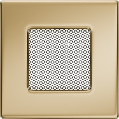 Камінна решітка Kratki 11x11 позолочена