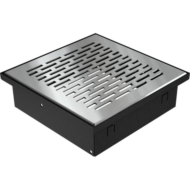 Камінна решітка Kratki FLOOR шліфована 17x17