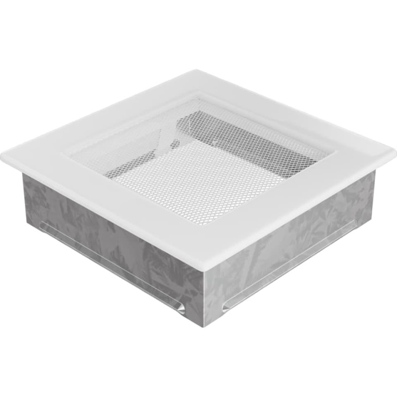 Камінна решітка Kratki 17x17 біла