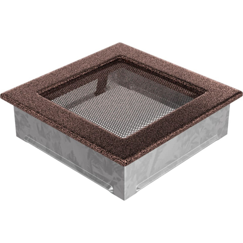 Камінна решітка Kratki 17x17 мідна