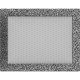 Камінна решітка Kratki 22x30 чорно-срібна