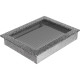 Камінна решітка Kratki 22x30 чорно-срібна