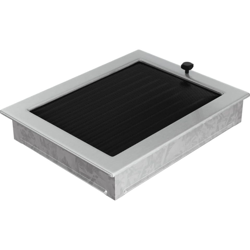 Камінна решітка Kratki 22x30 шліфована з жалюзями