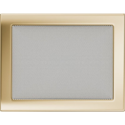 Камінна решітка Kratki 22x30 позолочена