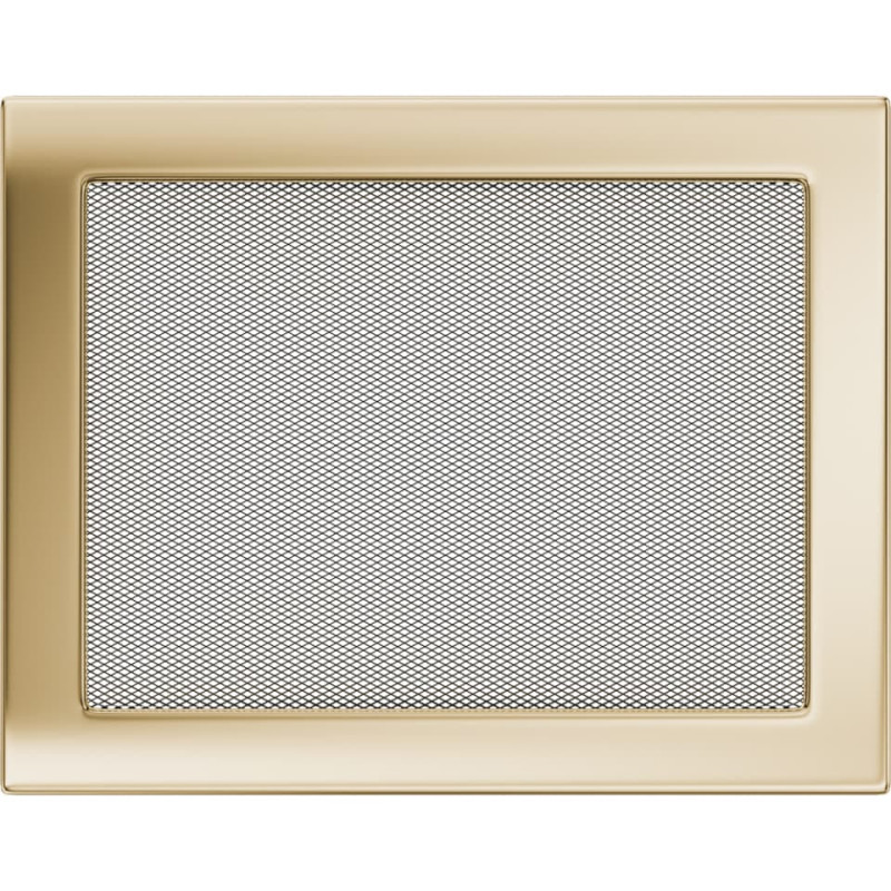 Камінна решітка Kratki 22x30 позолочена