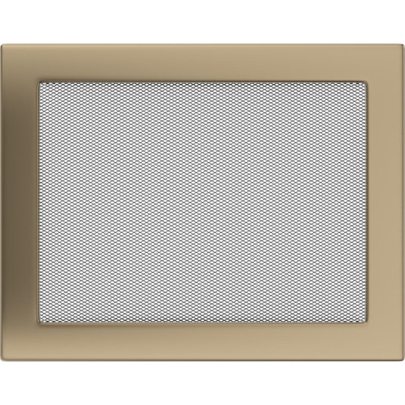 Камінна решітка Kratki 22x30 золото гальванічне