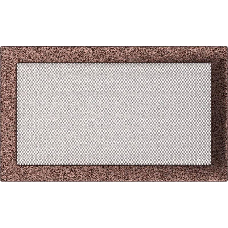 Камінна решітка Kratki 22x37 мідна