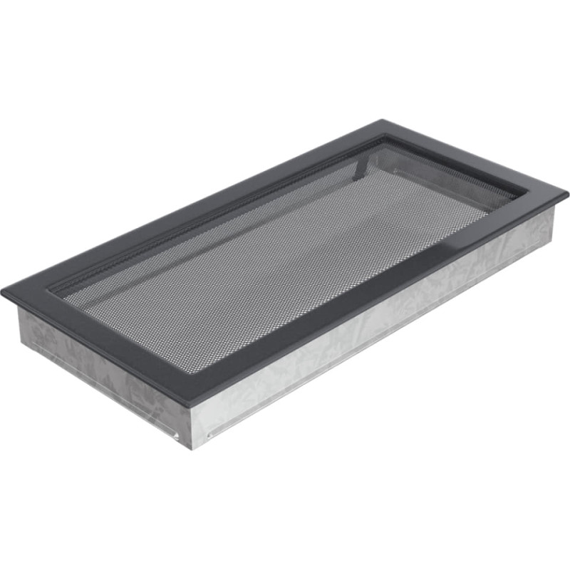 Камінна решітка Kratki 22x45 графітова