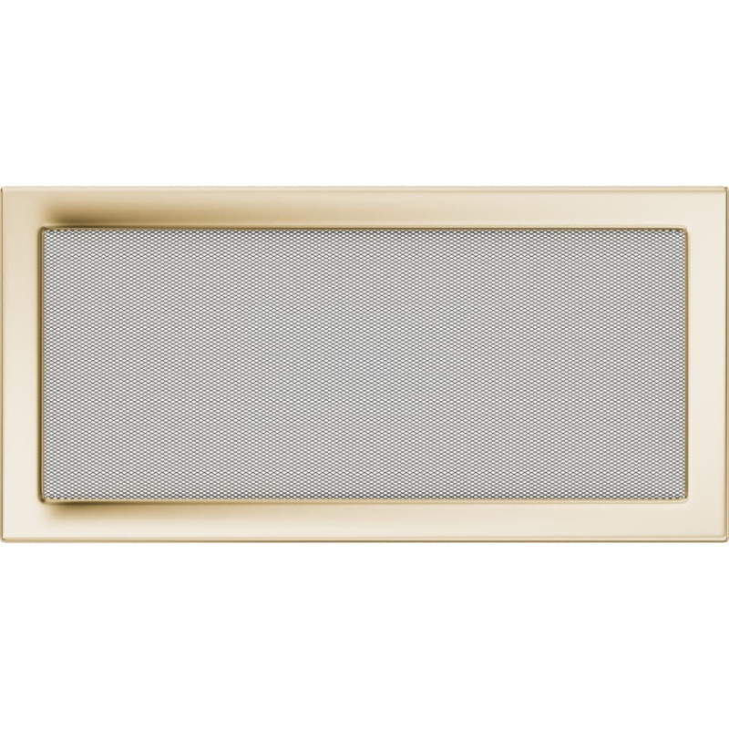 Камінна решітка Kratki 22x45 позолочена