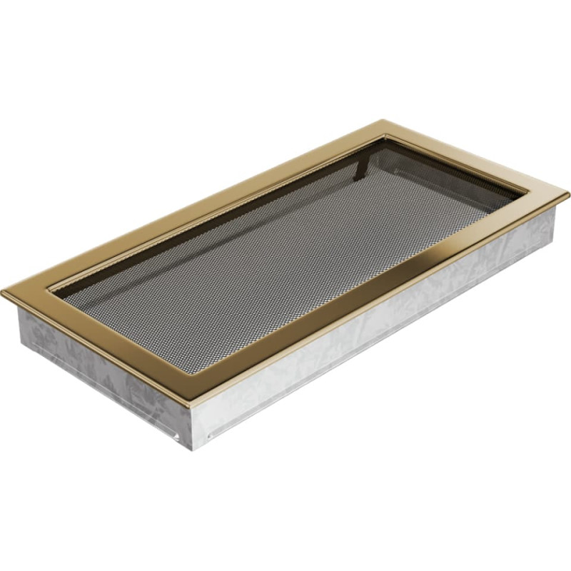 Камінна решітка Kratki 22x45 позолочена