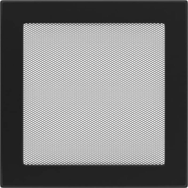 Камінна решітка Kratki 22x22 чорна