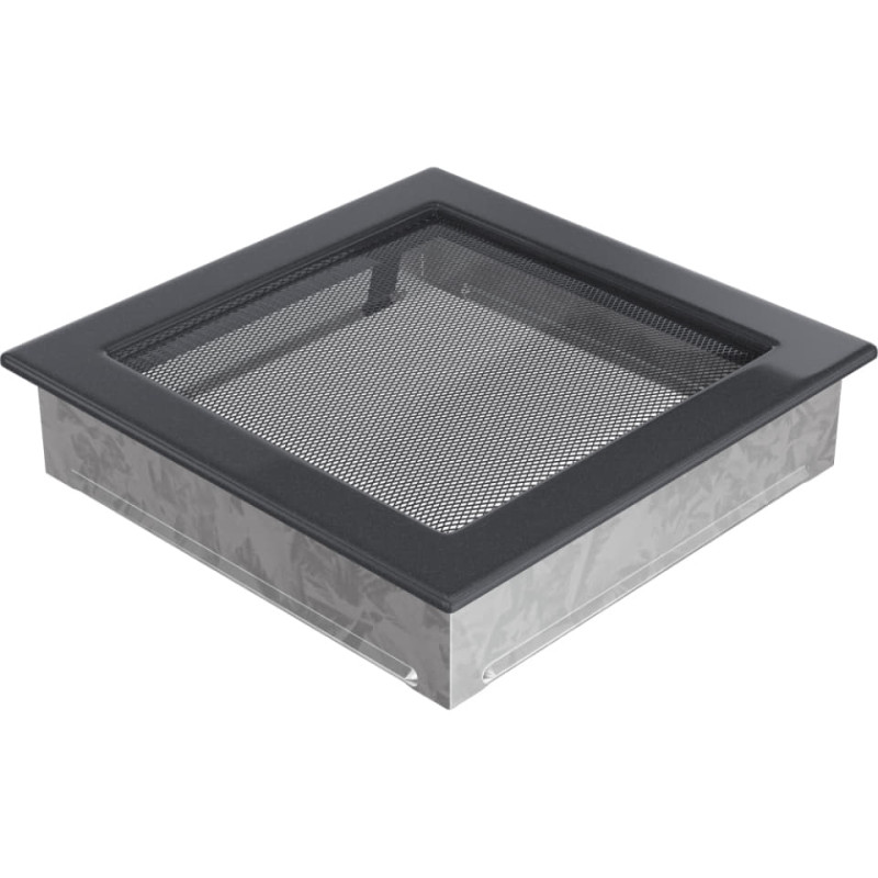 Камінна решітка Kratki 22x22 графітова