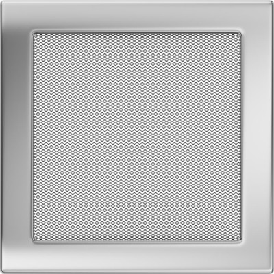 Камінна решітка Kratki 22x22 нікель