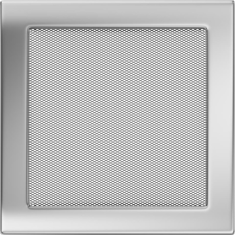 Камінна решітка Kratki 22x22 нікель