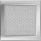 Камінна решітка Kratki 22x22 нікель