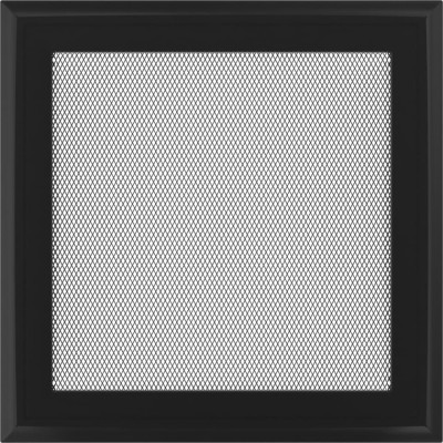 Камінна решітка Kratki Oskar чорна 22x22