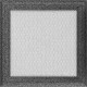 Камінна решітка Kratki Oskar чорно-срібна 22x22