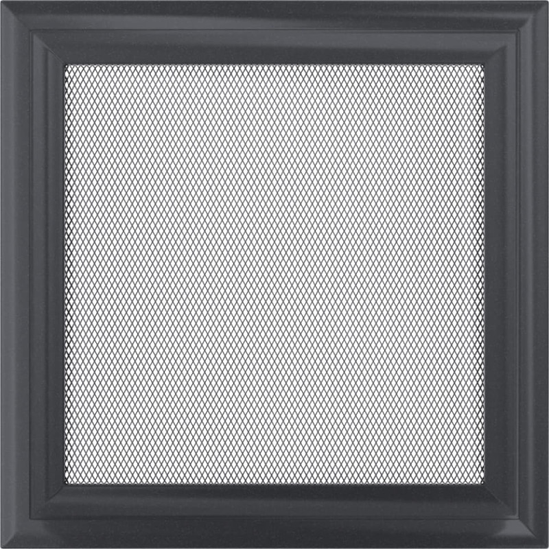 Камінна решітка Kratki Oskar графітова 22x22