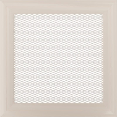 Камінна решітка Kratki Oskar кремова 22x22
