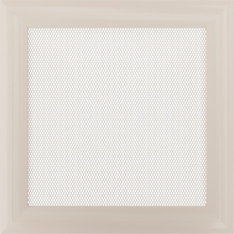 Камінна решітка Kratki Oskar кремова 22x22
