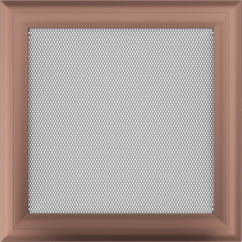 Камінна решітка Kratki Oskar мідна 22x22