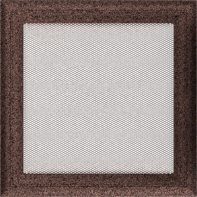 Камінна решітка Kratki Oskar мідна фарбована 22x22