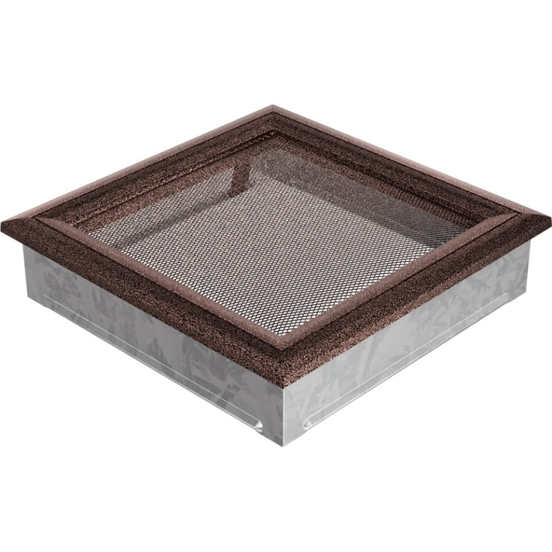 Камінна решітка Kratki Oskar мідна фарбована 22x22