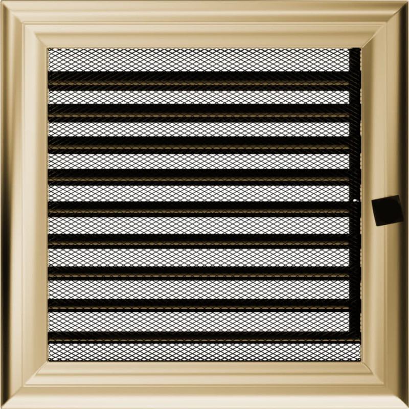 Камінна решітка Kratki Oskar з жалюзями 22x22