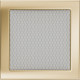 Камінна решітка Kratki 22x22 позолочена