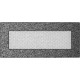 Камінна решітка Kratki 11x24 чорно-срібна