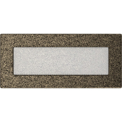 Камінна решітка Kratki 11x24 чорно-золота