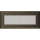 Камінна решітка Kratki Oskar чорно-золота 11x24