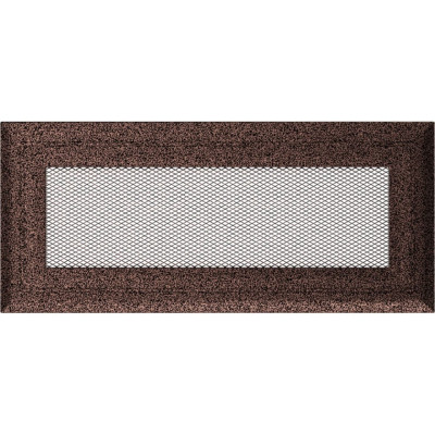 Камінна решітка Kratki Oskar мідна фарбована 11x24