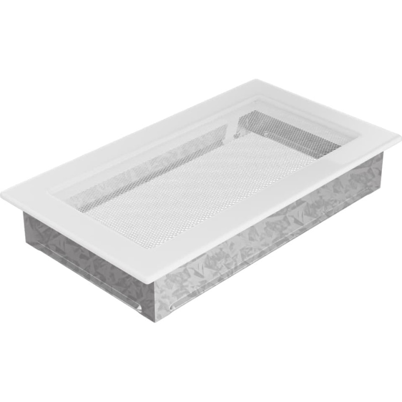 Камінна решітка Kratki 17x30 біла