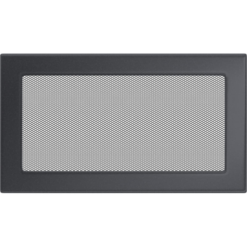 Камінна решітка Kratki 17x30 графітова